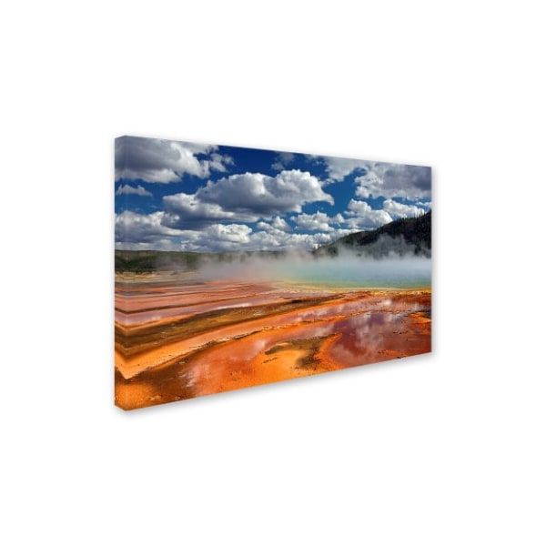 Mike Jones Photo 'Prismatic Springs' Canvas Art,30x47